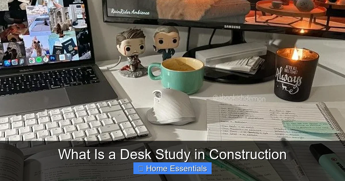 What Is a Desk Study in Construction