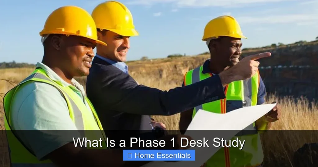 What Is a Phase 1 Desk Study