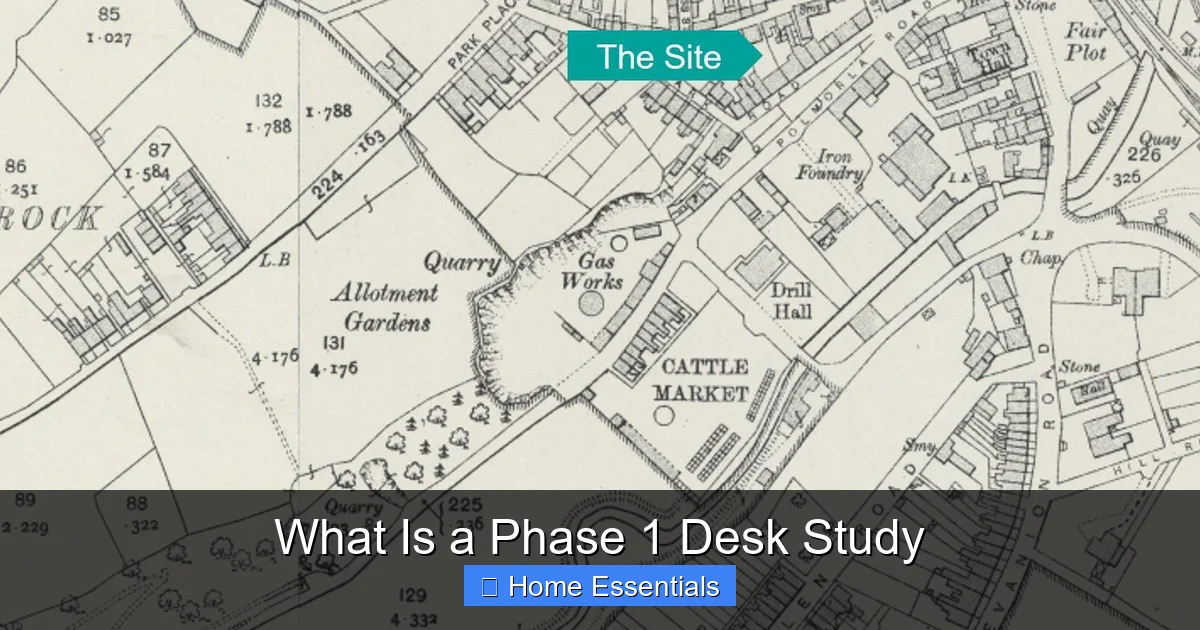 What Is a Phase 1 Desk Study
