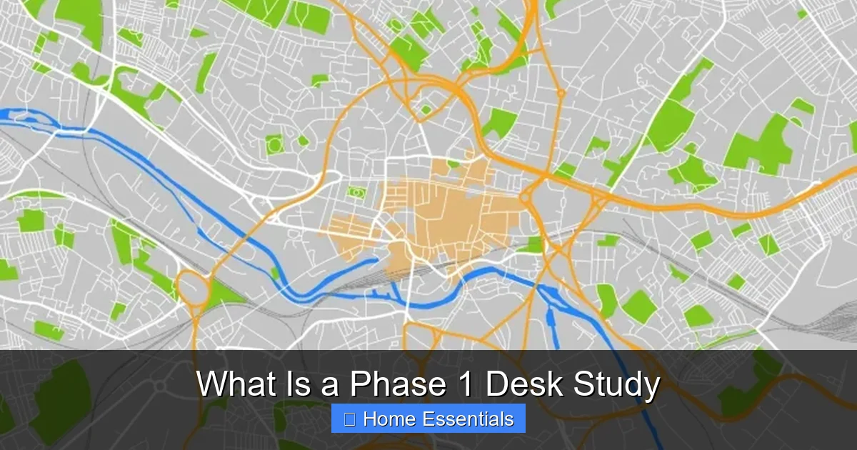 What Is a Phase 1 Desk Study