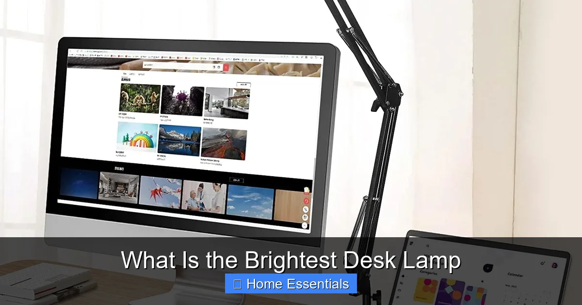 What Is the Brightest Desk Lamp
