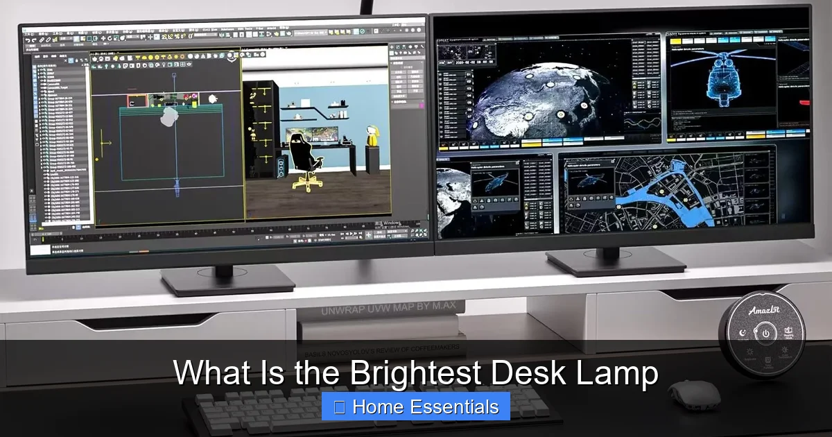 What Is the Brightest Desk Lamp