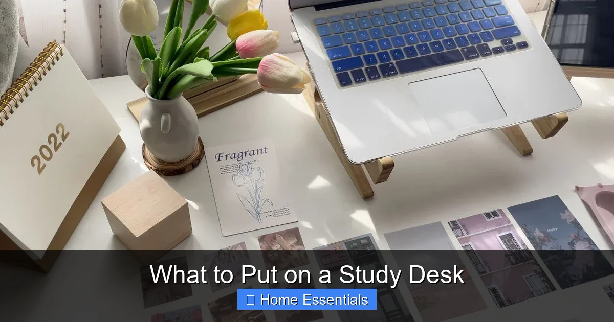 What to Put on a Study Desk