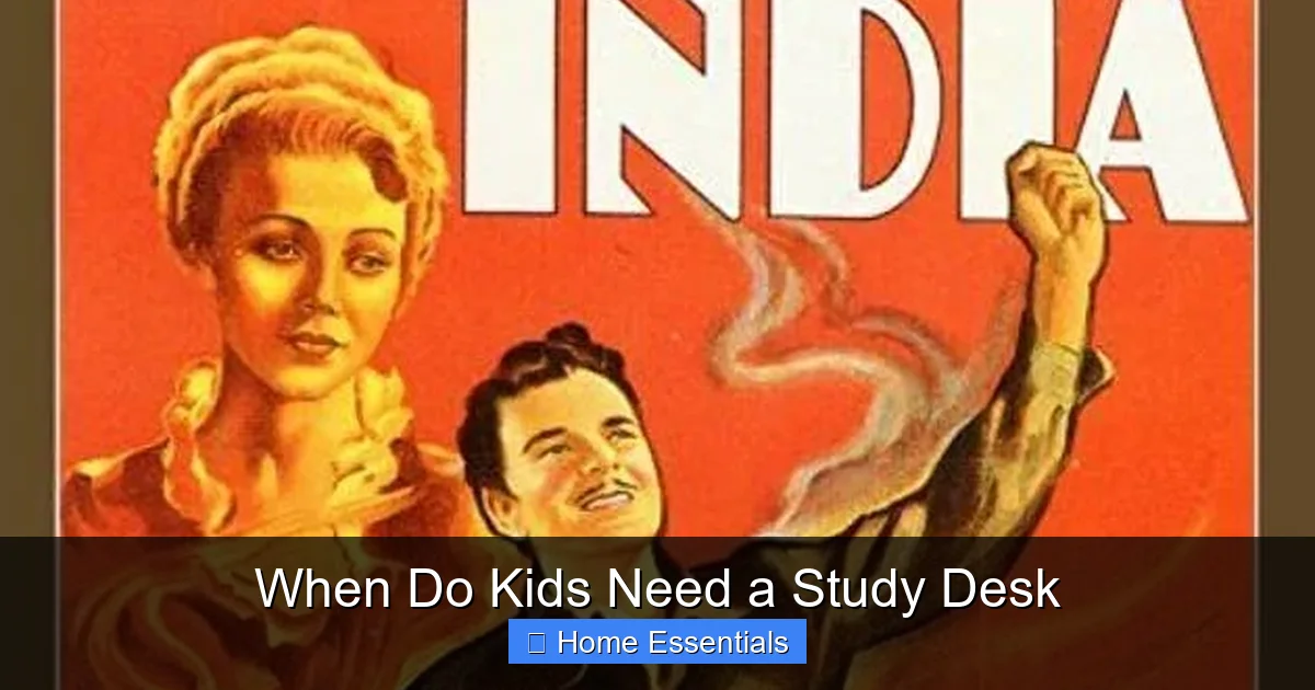 When Do Kids Need a Study Desk