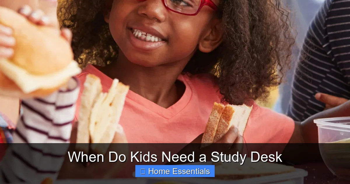 When Do Kids Need a Study Desk