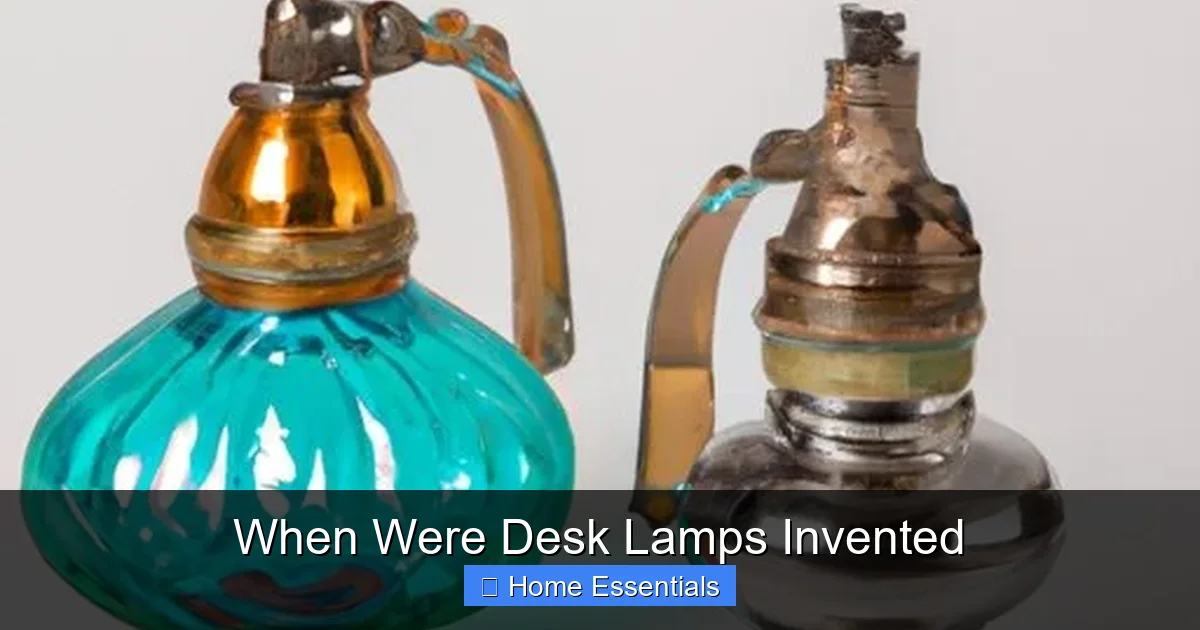 When Were Desk Lamps Invented