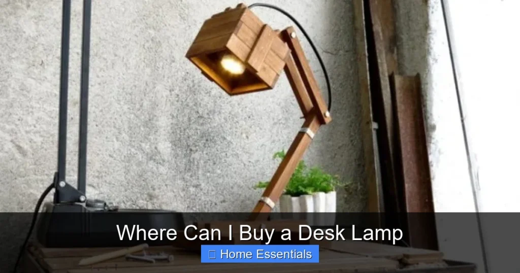 Where Can I Buy a Desk Lamp