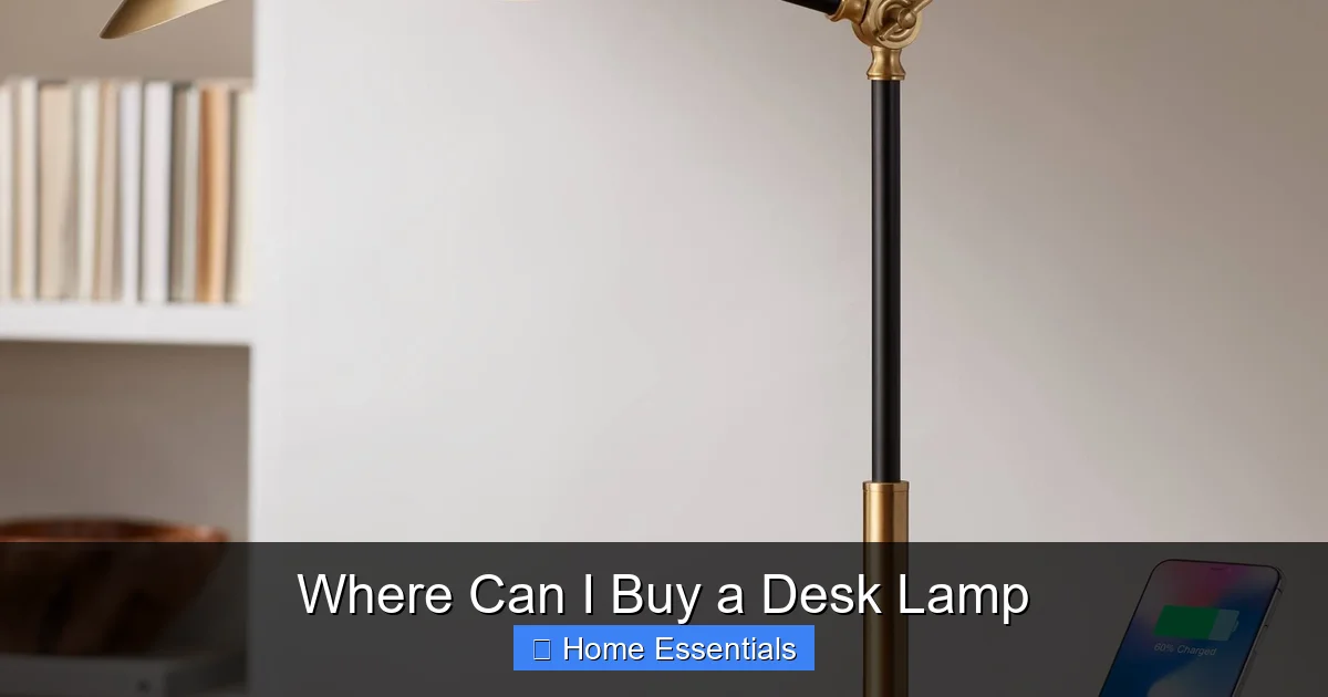 Where Can I Buy a Desk Lamp