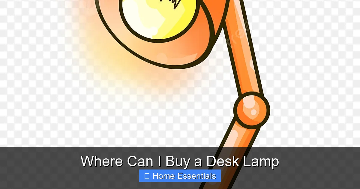 Where Can I Buy a Desk Lamp