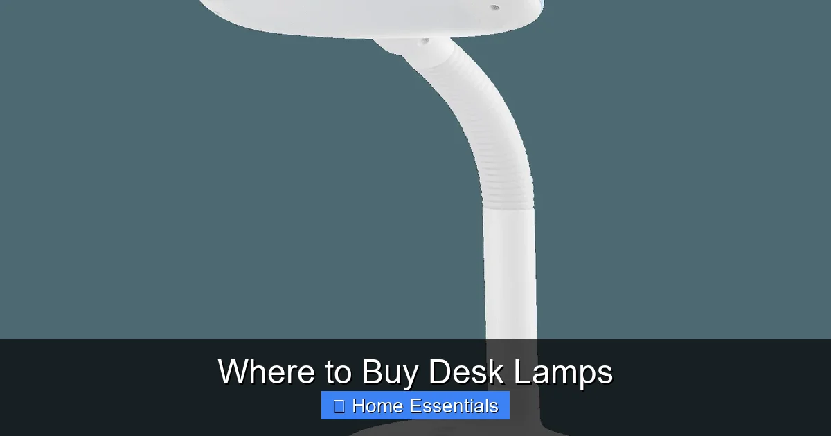Where to Buy Desk Lamps