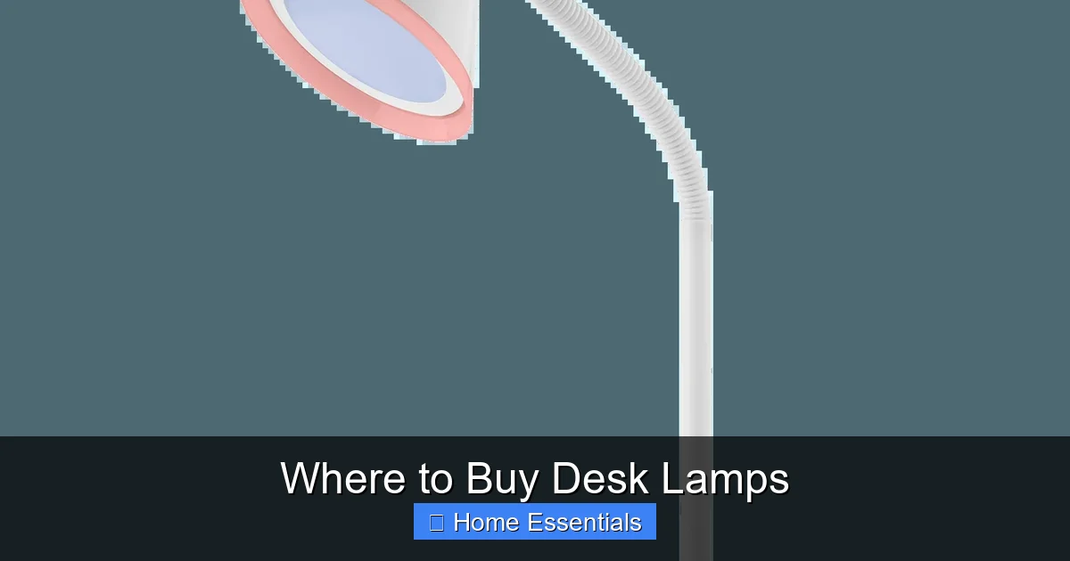 Where to Buy Desk Lamps