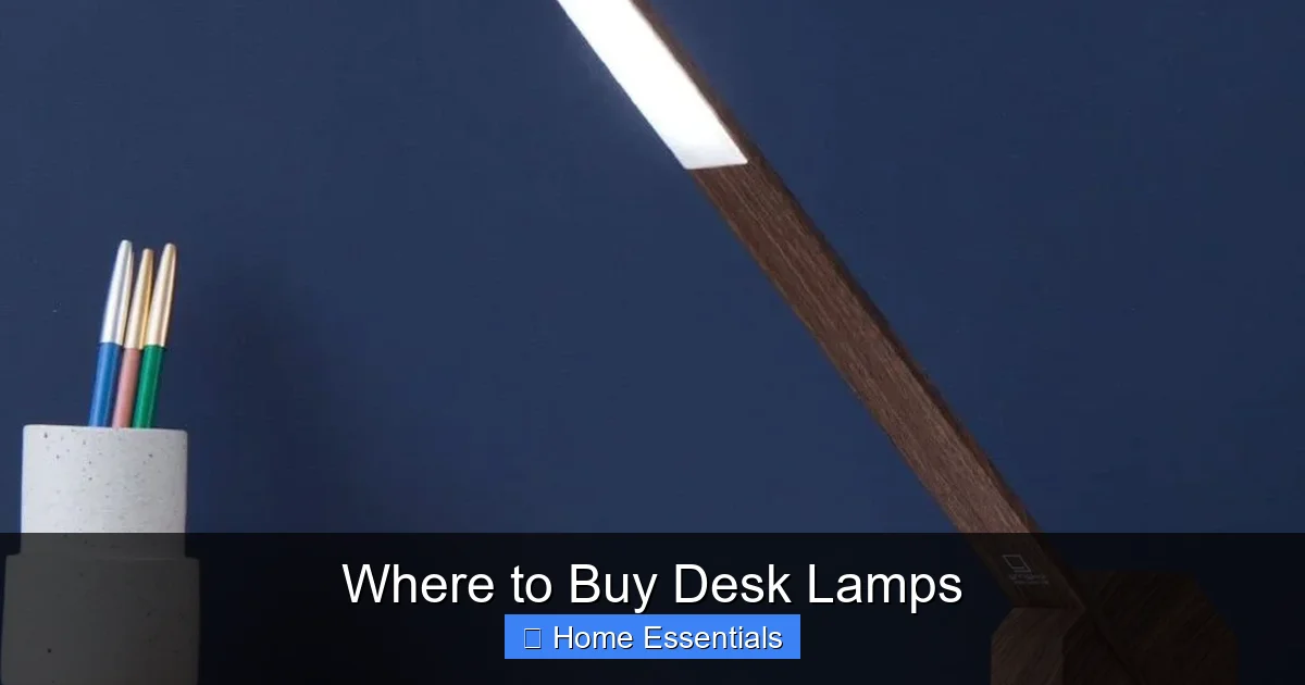 Where to Buy Desk Lamps