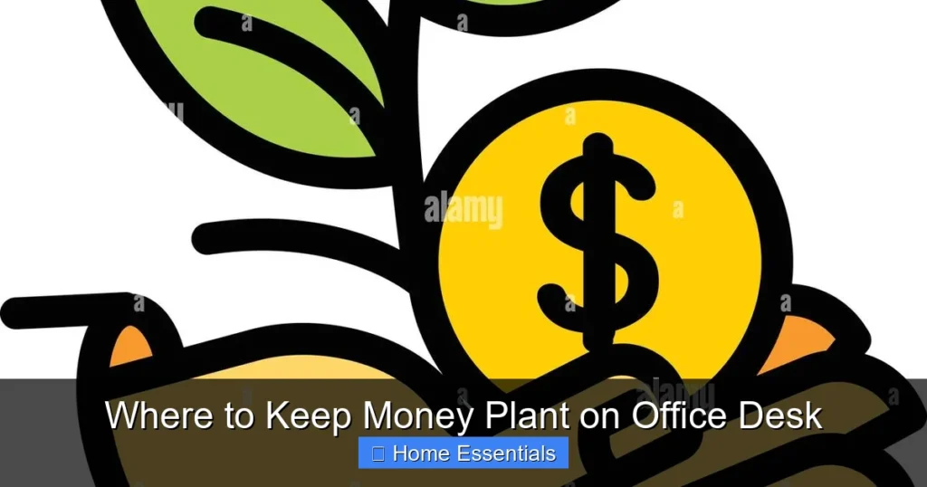 Where to Keep Money Plant on Office Desk