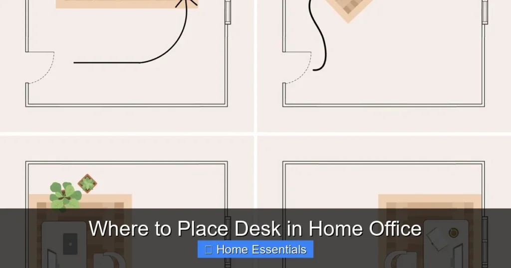 Where to Place Desk in Home Office