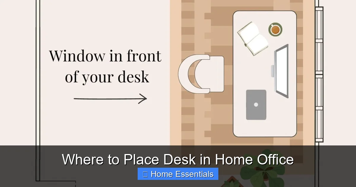 Where to Place Desk in Home Office