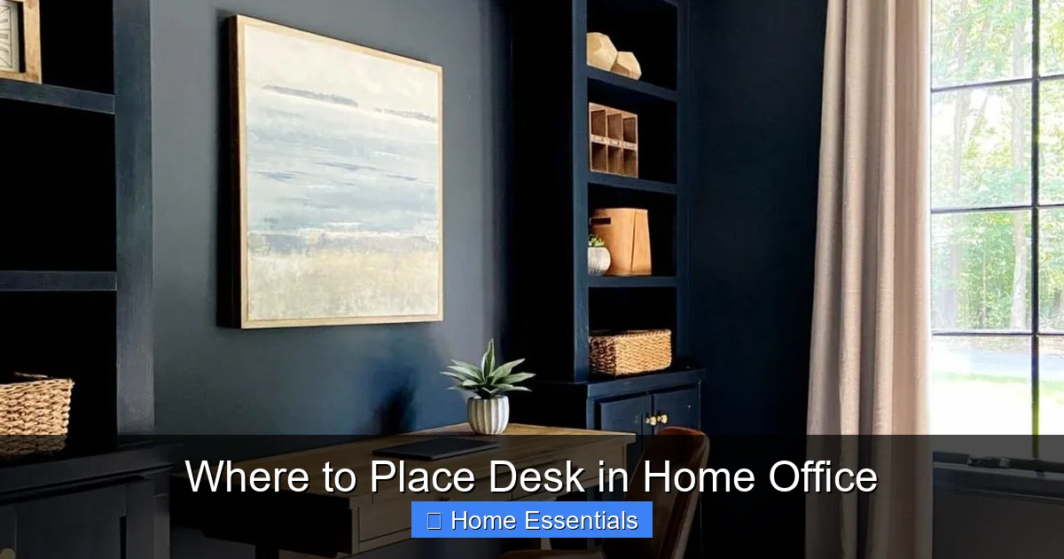 Where to Place Desk in Home Office