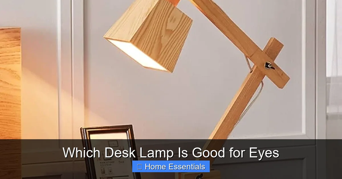 Which Desk Lamp Is Good for Eyes