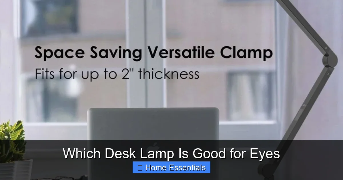 Which Desk Lamp Is Good for Eyes