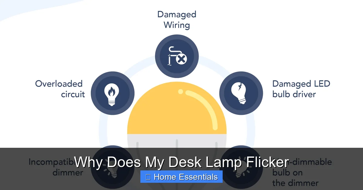 Why Does My Desk Lamp Flicker