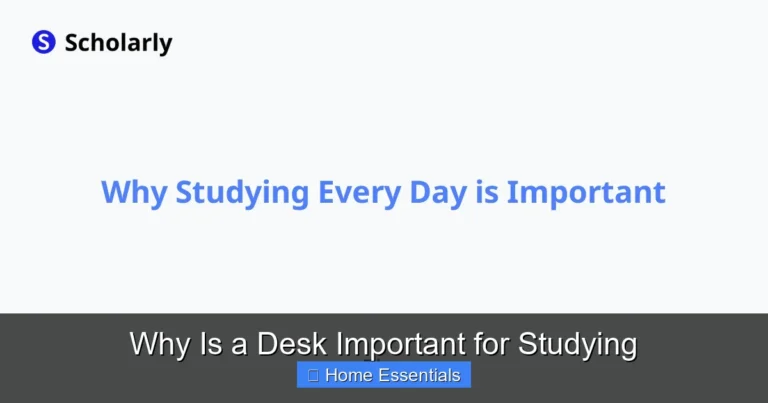 Why Is a Desk Important for Studying