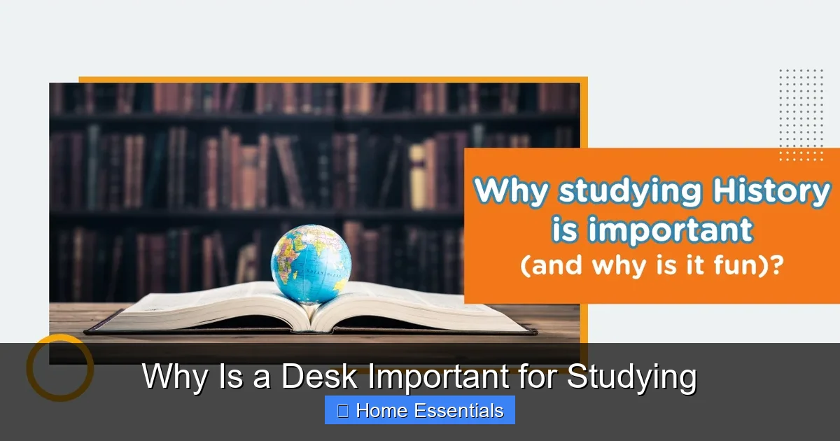 Why Is a Desk Important for Studying