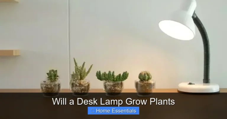 Will a Desk Lamp Grow Plants