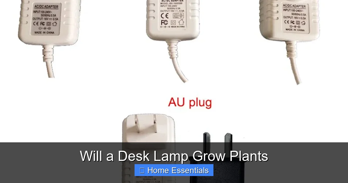 Will a Desk Lamp Grow Plants