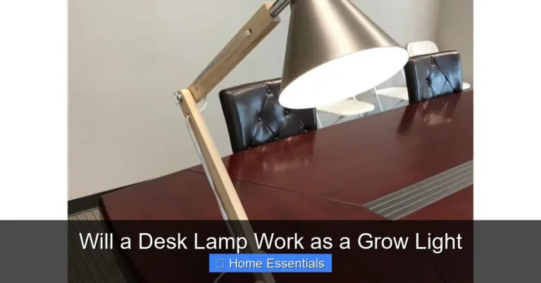Will a Desk Lamp Work as a Grow Light