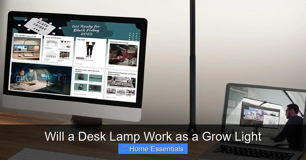Will a Desk Lamp Work as a Grow Light